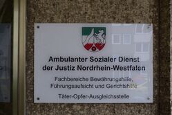 Türschild Ambulanter Sozialer Dienst